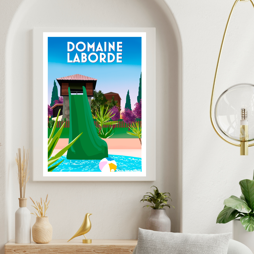 Affiche vacances naturistes