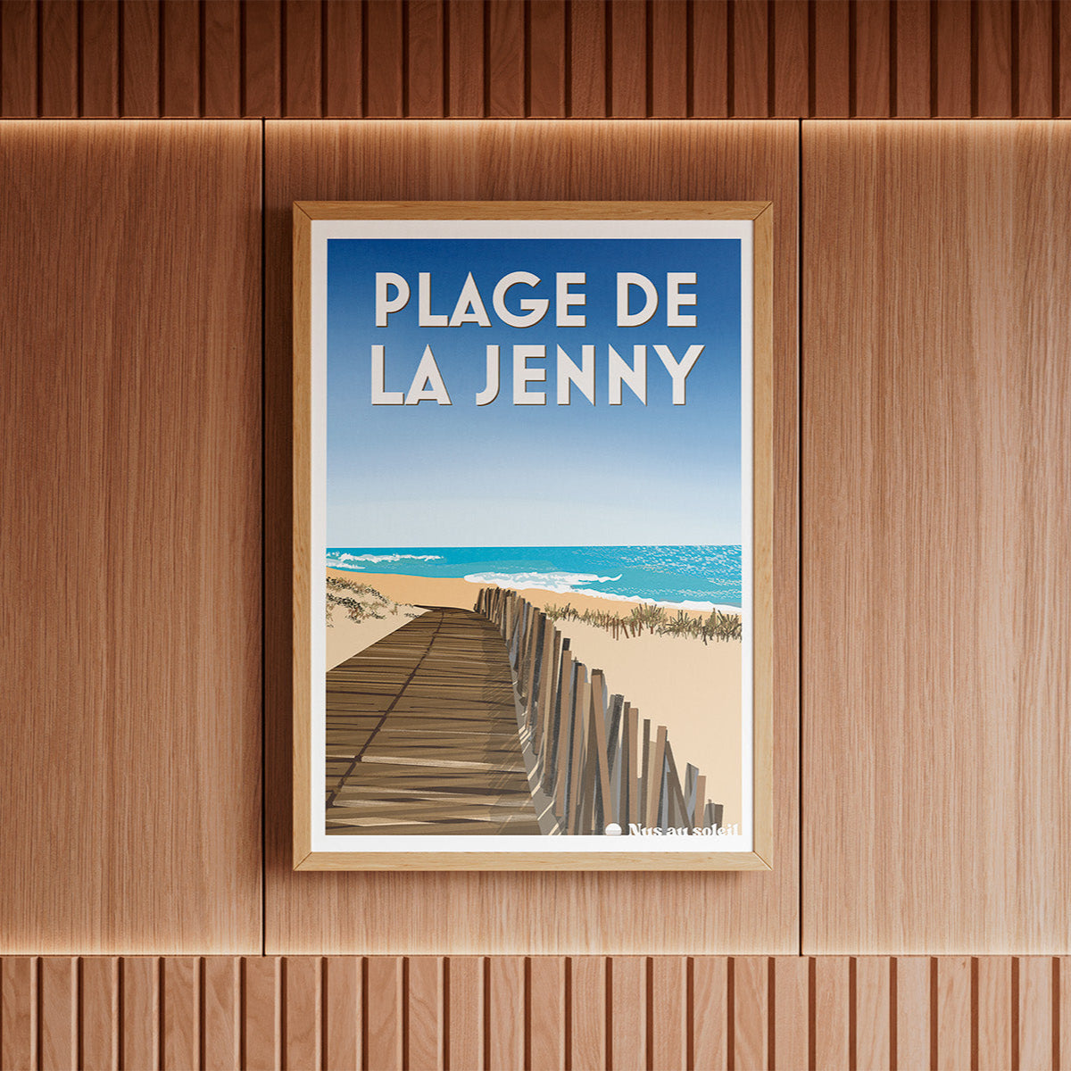 Affiche de nudisme en Gironde
