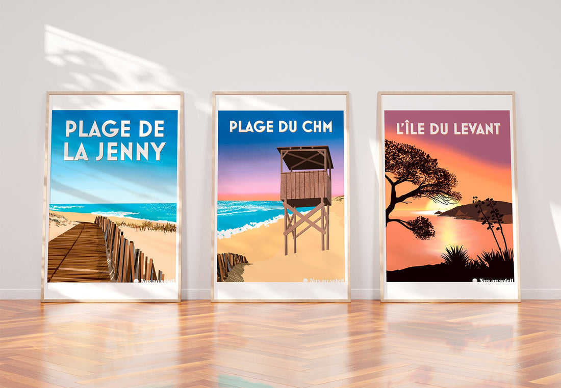3 lieux naturistes emblématiques sublimés par l’illustration