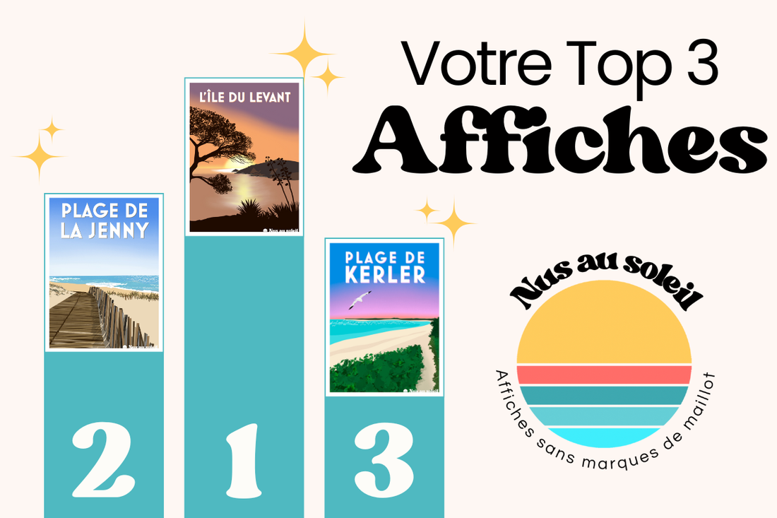 Top 3 des affiches naturistes