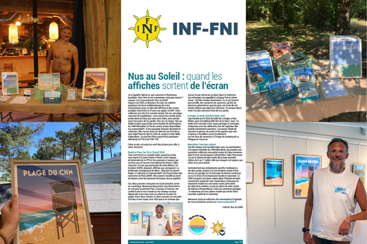 Nus au soleil à l'honneur dans le magazine FOCUS de l'INF-FNI : retour sur une année de rencontres