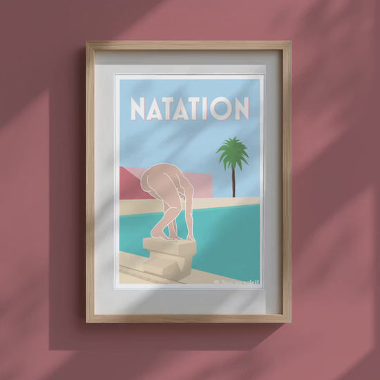 Nager nu à la piscine 