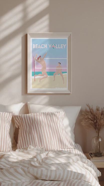 Affiche sportive naturiste