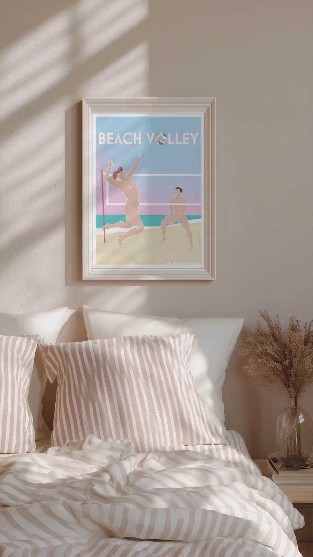 Affiche sportive naturiste