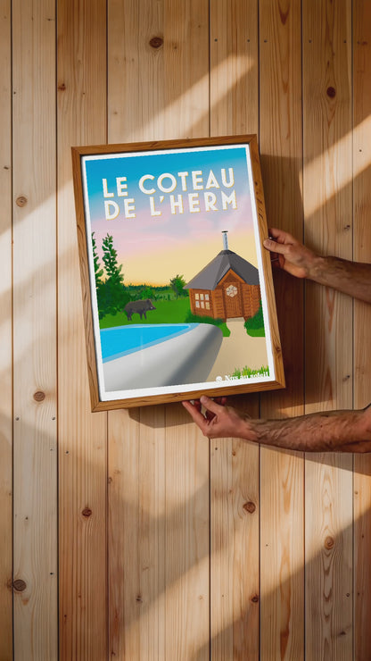 Le Coteau de l'Herm – Camping naturiste Dordogne