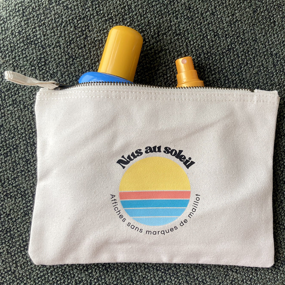 pochette pour téléphone à la plage