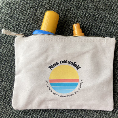 pochette pour téléphone à la plage